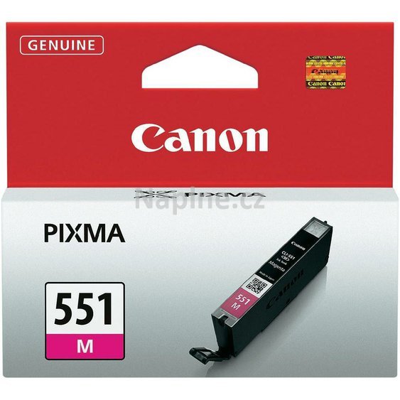 Originální cartridge Canon CLI-551M - purpurová._1