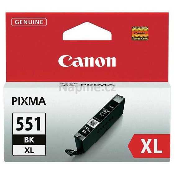 Originální cartridge Canon CLI-551XLBK - černá velká kapacita._1