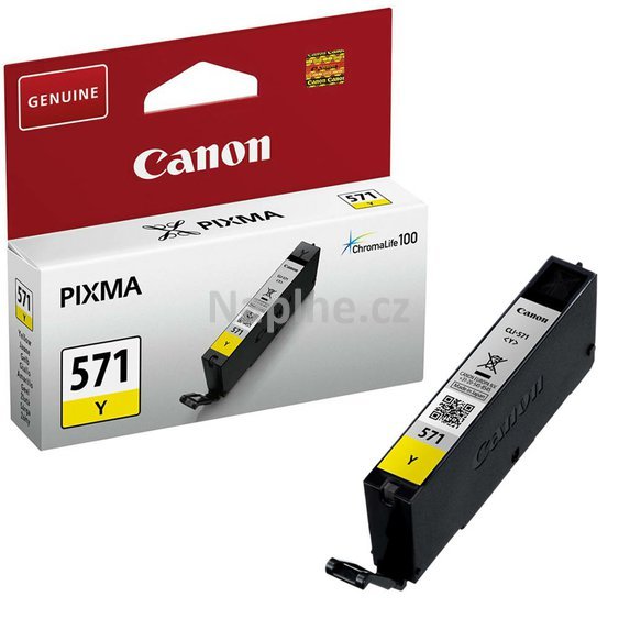 Originální cartridge Canon CLI-571Y - Yellow_1