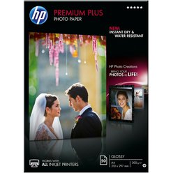 Lesklé fotografické papíry společnosti HP 300g/m2 formát A4 50Ks