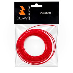 3DW 3D tisková struna ABS červená 1,75 mm 10 metrů