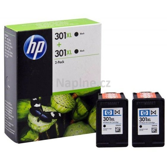 Originální cartridge HP set No. 301XL (D8J45AE) - 2x black_1
