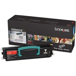 Toner Lexmark E250A21E originální černý