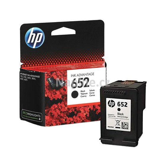 Originální cartridge HP No.652 - F6V25A black_1