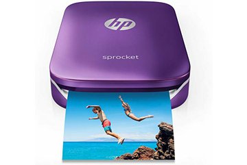 HP Sprocket Photo Printer purple