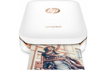 HP Sprocket Photo Printer white