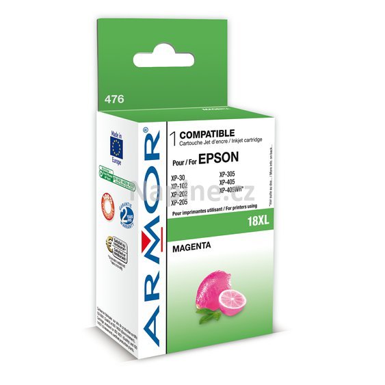 ARMOR kompatibilní cartridge s EPSON originální označení T181340 - purpurová_1