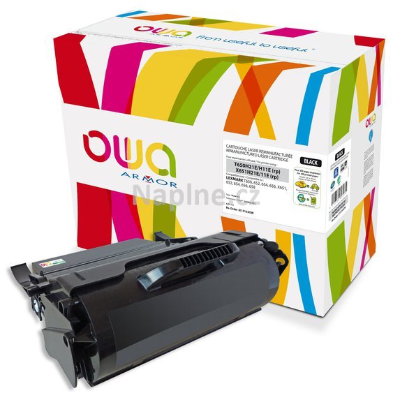 Kompatibilní toner s LEXMARK označení T650H11E - black._1