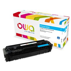 Toner HP CF541X - 203X kompatibilní azurový Armor OWA