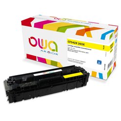 Toner HP CF542X - 203X kompatibilní žlutý Armor OWA