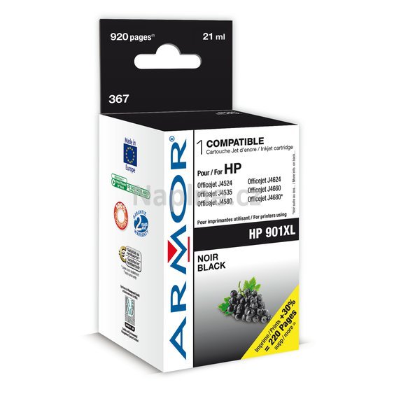 Kompatibilní inkoustová cartridge s HP označení CC654AE - black._1