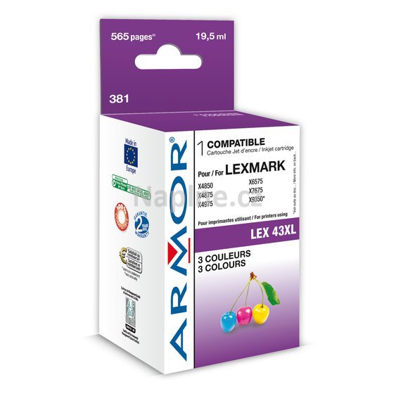 Kompatibilní inkoustová cartridge s LEXMARK označení 18Y0143E - color._1