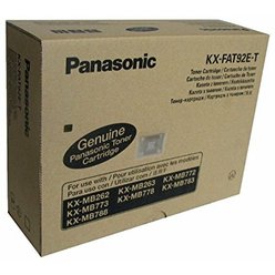 3x toner Panasonic KX-FAT92E originální černý