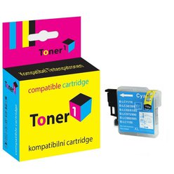 Cartridge Brother LC-1100C - LC1100C kompatibilní azurová Toner1