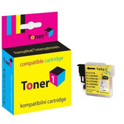 Cartridge Brother LC-1100Y - LC1100Y kompatibilní žlutá Toner1