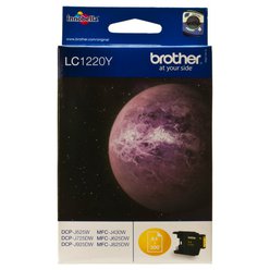 Cartridge Brother LC-1220Y - LC1220Y originální žlutá
