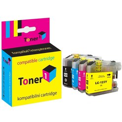 Cartridge Brother LC-123BCMY - LC123BCMY kompatibilní multipack Toner1