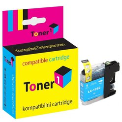 Cartridge Brother LC-125XLC - LC125XLC kompatibilní azurová Toner1