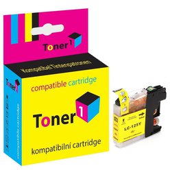 Cartridge Brother LC-125XLY - LC125XLY kompatibilní žlutá Toner1