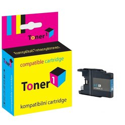 Cartridge Brother LC-1280XLC - LC1280XLC kompatibilní azurová Toner1
