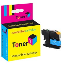 Cartridge Brother LC-225XLC - LC225XLC kompatibilní azurová Toner1