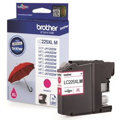 Cartridge Brother LC-225XLM - LC225XLM originální purpurová