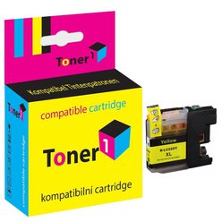 Cartridge Brother LC-225XLY - LC225XLY kompatiblní žlutá Toner1