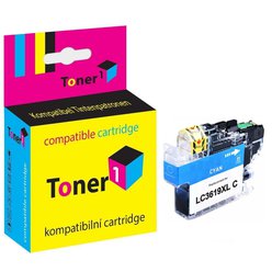 Cartridge Brother LC-3619XLC - LC3619XLC kompatibilní azurová Toner1