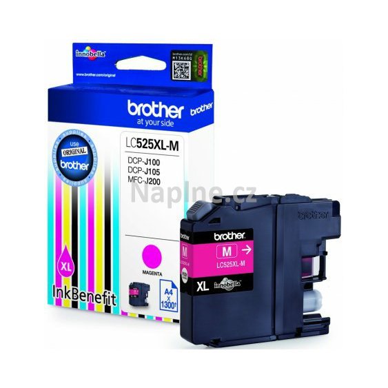 Originální cartridge BROTHER označení LC525XLM - magenta_1