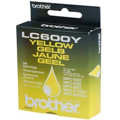 Cartridge Brother LC-600Y - LC600Y originální žlutý