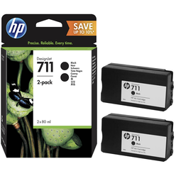 Cartridge HP double pack 711 - CZ133A originální černá