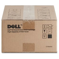 Toner Dell PF029 - 593-10219 ( 59310219 ) originální azurový