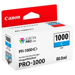 Cartridge Canon PFI-1000C - PFI1000C originální azurová