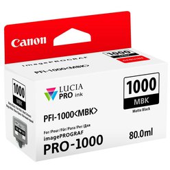 Cartridge Canon PFI-1000MBK - PFI1000MBK originální matná černá