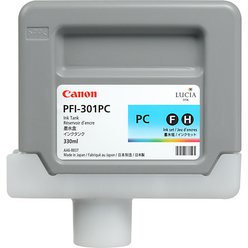 Cartridge Canon PFI-301PC - PFI301PC originální foto azurová