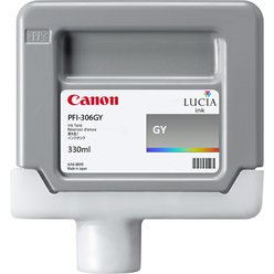 Cartridge Canon PFI-306GY - 6666B001 originální šedá