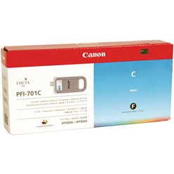 Cartridge Canon PFI-701C - PFI701C originální azurová