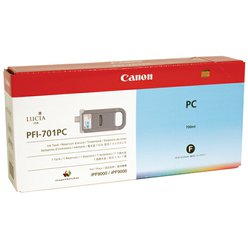 Cartridge Canon PFI-701PC - PFI701PC originální foto azurová