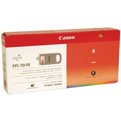 Cartridge Canon PFI-701R - PFI701R originální červená
