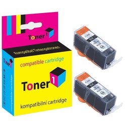 Cartridge Canon 2x PGI-525BK - PGI525BK kompatibilní černá Ink Power