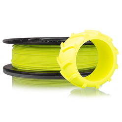 Filament PM 3D tisková struna TPE32 RubberJet Flex žlutá 1,75 mm 0,5 Kg