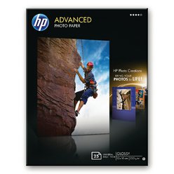Lesklé fotografické papíry společnosti HP 250g/m2 formát 13x18cm 25Ks