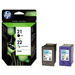 Cartridge HP 21 + HP 22 - SD3 67AE originální černá a barevná