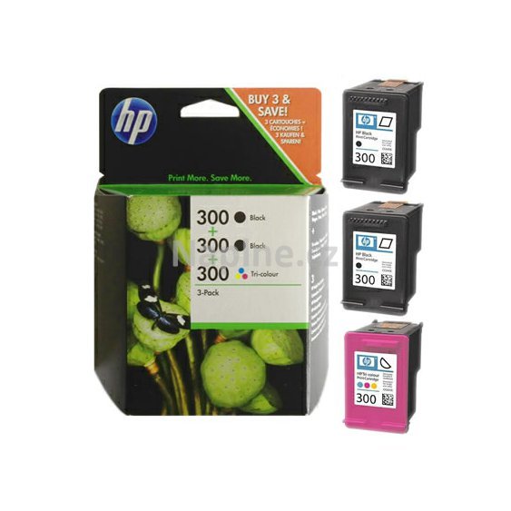 Originální cartridge HP set No. 300 (SD518AE) - 2x black + 1x color_1