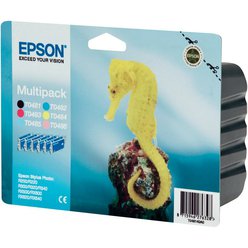 Cartridge Epson T048740 - C13T04874010 originální BK/C/M/Y/PC/PM