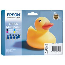 Cartridge Epson T055640 - C13T05564010 originální černá/azurová/purpurová/žlutá