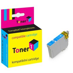 Cartridge Epson T071240 - T0712 kompatibilní azurová Toner1