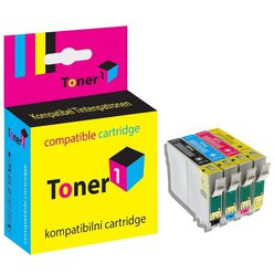 Cartridge Epson T071540 - T0715 kompatibilní černá/azurová/purpurová/žlutá Toner1