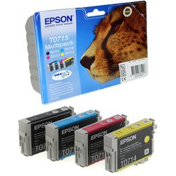Cartridge Epson T071540 - C13T07154010 originální černá/azurová/purpurová/žlutá