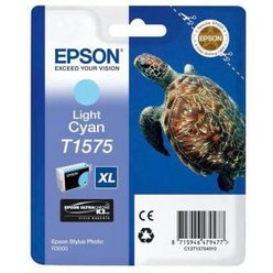 Cartridge Epson T157540 - C13T157540 originální světle azurová